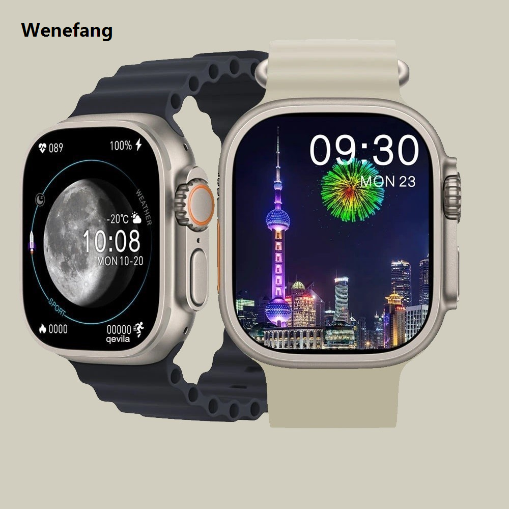 Wenefang 2023 Watch 8 Ultra Series 8 Bluetooth Call Smart Watch GPS NFC 2.02 HD display screen New Smartwatch Sport Mode Fitness Wireless Charging Watch for Apple 1:1 Appearence