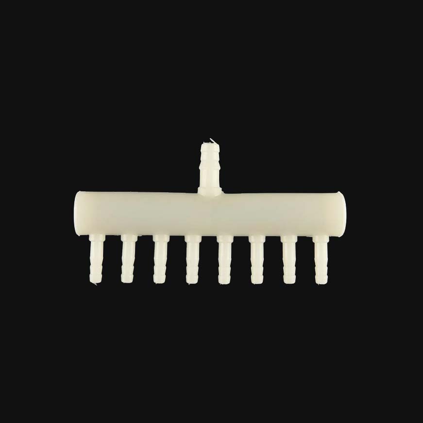 Aquarium Fish Tank Air Flow 8 Way Outlets Plastic Divider Oxygen Splitter For Air Pump Compressor