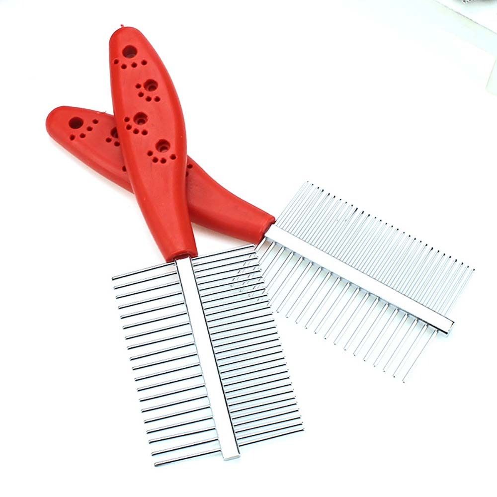 Pet Flea Comb Cat Dog Comb for Fleas Ticks Removal Tools Stainless Steel Grooming Brush For matted Long Short Hair Pets Products
