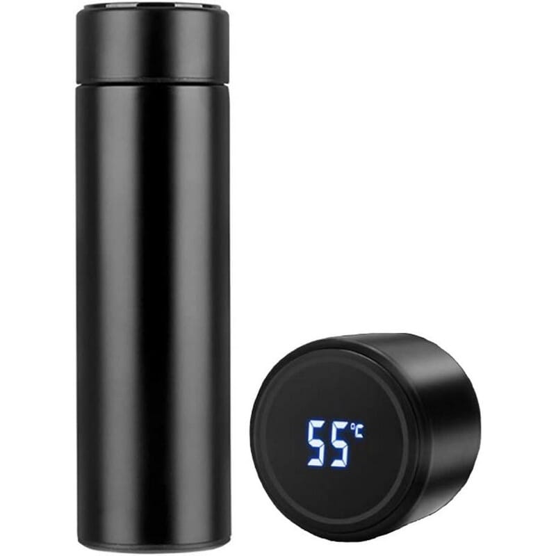 LED Thermos Temperature Display Smart Bottle Water Stainless Steel Cup for Touch Screen