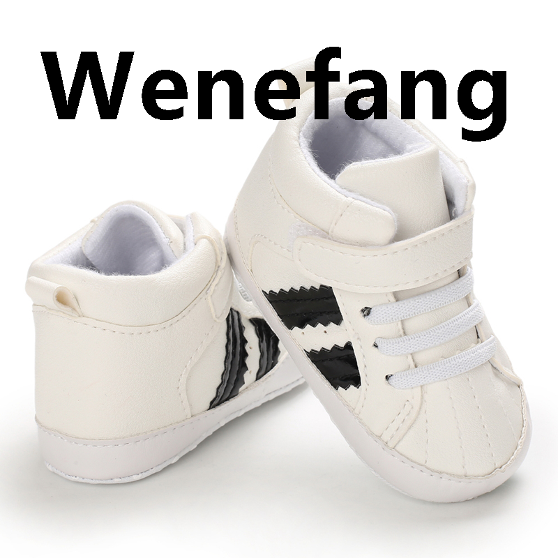 Wenefang Spring And Autumn Boy's Newborn Anti Slip Walking Shoes Comfortable 2025 New Baby HighTop Shoes Soft SoleComfortable Flat Shoes