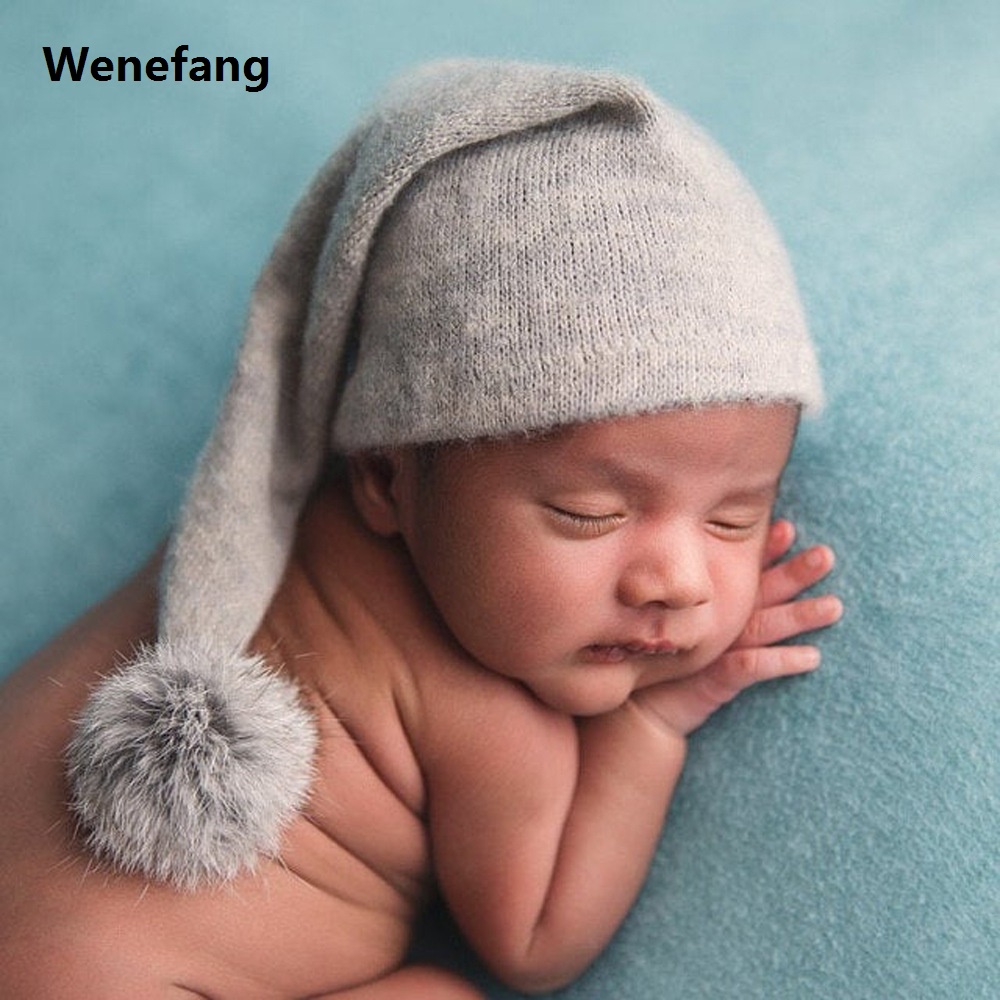 Wenefang Baby Accessories Items Hat Newborn Girl Stuff Beanies Infant Photography Props Boy Children's Essentials Cap Mother Kids Outfits