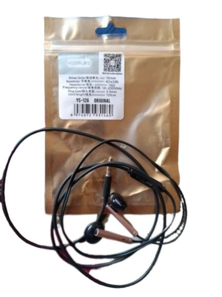 YS-126 High Bass Wired Earphones