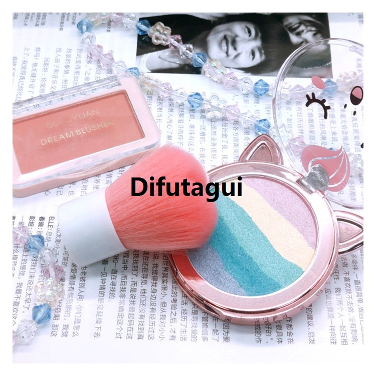 Difutagui New Style Travel Pink Peach Butt Mini Single New 2021 Makeup Tool Brushes Blush Brush