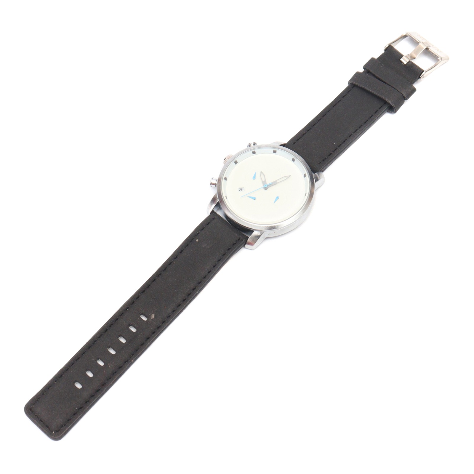 Black Strap Analog Watch For Men