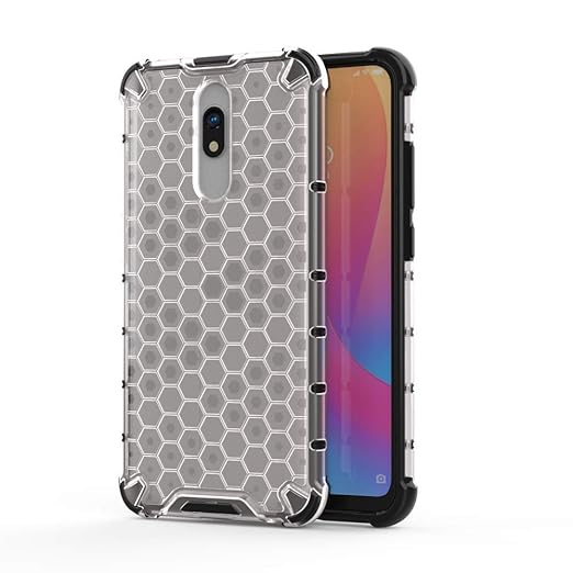 Redmi 8 / 8a - Shockproof Pc + Tpu Honeycomb Pattern Mobile Case Cover