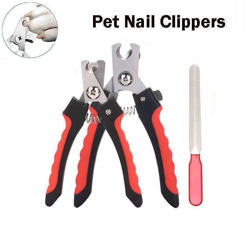 Pet with Sickle Large Dog Stainless Steel Grooming Scissors Nail Clippers Multifunctional Teddy Cat