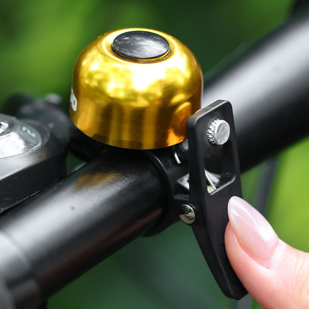 Creative Aluminum Alloy Bicycle Electronic Horn Alarm Sound Accessories Loud Warning Sound Warning Function Bicycle Handlebar Alarm