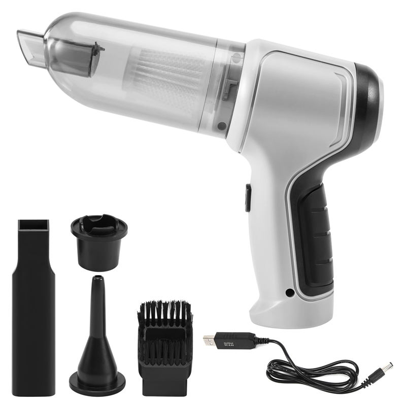 4In1 120W Cordless Air Blower Handheld Portable Air Duster Mini 9000Pa Wireless Car Vacuum Cleaner Cyclonic Suction Home