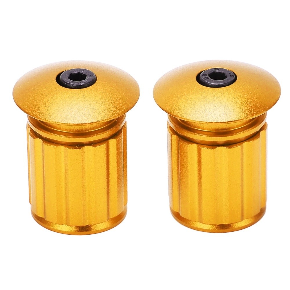 1 Pair Durable Aluminum Alloy Bike Expansion Bar Plug Adjustable Easy Installation Handlebar End Plugs Lightweight Expanding Lock Bar Plug for Mountain Bike,Road Bike,Folding Bike,BMX Bicycle,MTB Bicycle