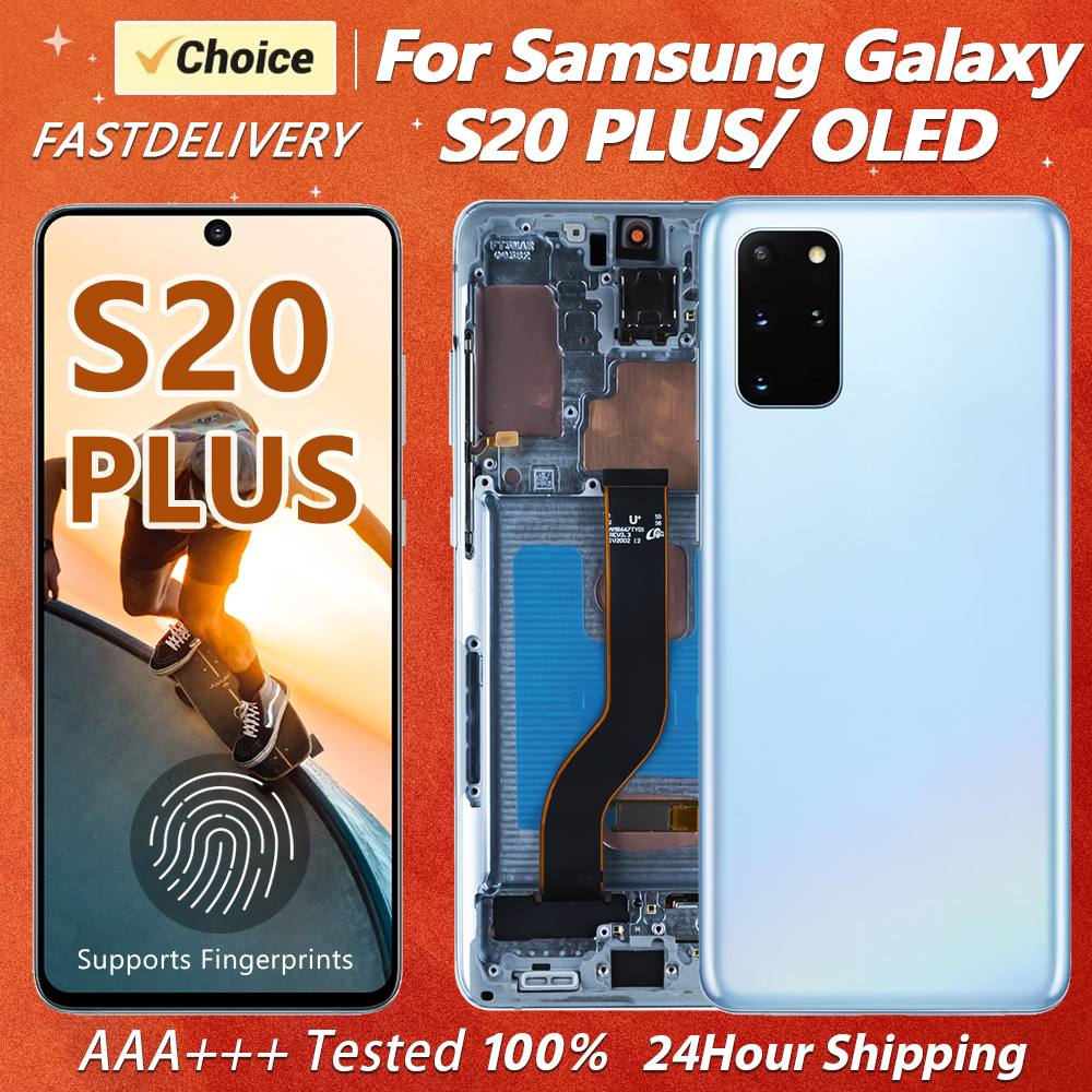 HOT AMOLED S20 4G Screen For Samsung S20 4G G980F SM-G980F/DS LCD Display with Frame Touch Screen Digitizer Assesmbly