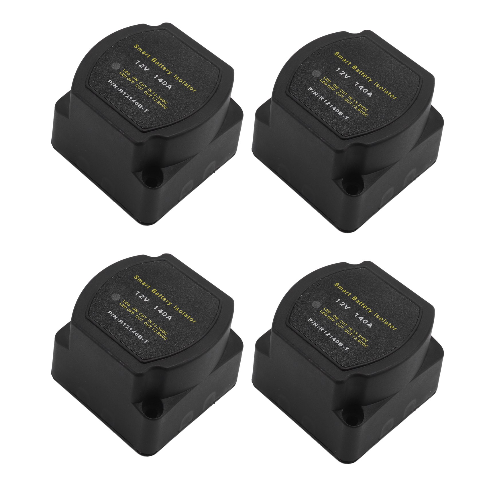 FORIDE 4X 12V 140A Voltage Sensitive Relay Battery Isolator Automatic Charging Relay Car Accessories Car Battery Relay