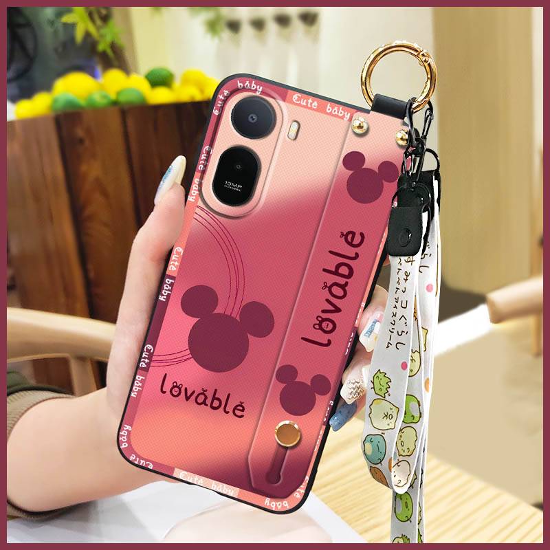 Kickstand Phone Holder Phone Case For Redmi A7 Pro Global/4G/5G/Poco C85X Cute Durable Silicone Waterproof Anti-dust