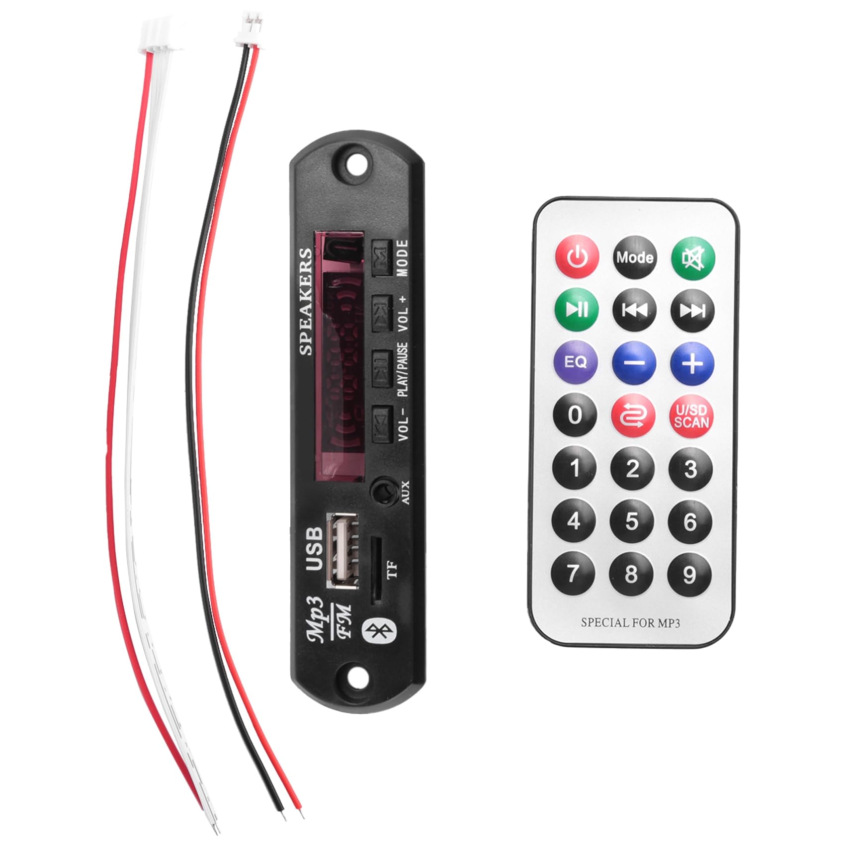 12V Bluetooth 5.0 MP3 Player Wireless Decoder Board Folder Switching USB TF FM Radio Call Module Car Kit For Speaker Bles Online DZ-23A-29