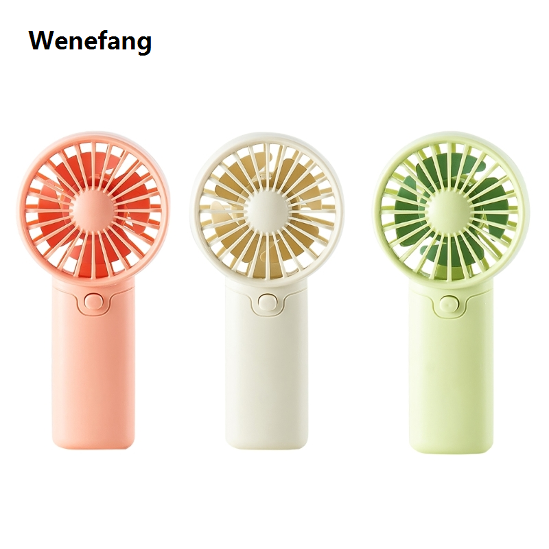 Wenefang Handheld Fan Portable 1.5V AAA Operated Small Fan for Outdoor Travel
