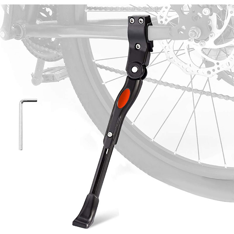 Adjustable Bike Kickstand Aluminum Rear Side Bicycle Stand For Bike 22"-27" Bicycle Utensil CF8
