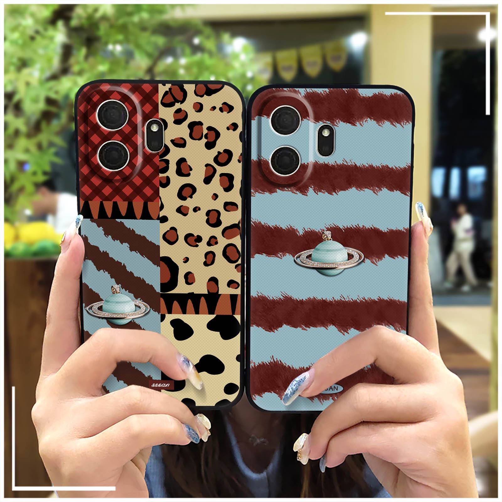 Full wrap oil painting Phone Case For TCL NxtPaper70 Pro/T807D/W/E Anti-knock Cute TPU Phone Pouch Soft case Back Cover