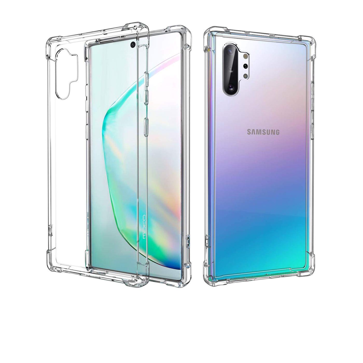 Samsung Note 10 (15cm) & Note 10 Plus (16.2cm) / Note 10+ 4G / 5G Clear Transparent Soft Tpu Cover Case
