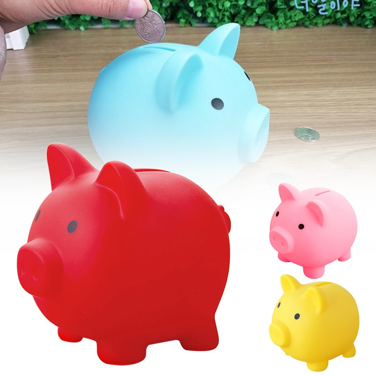 Small Piggy Bank Money Boxes Home Decor Money Saving Box