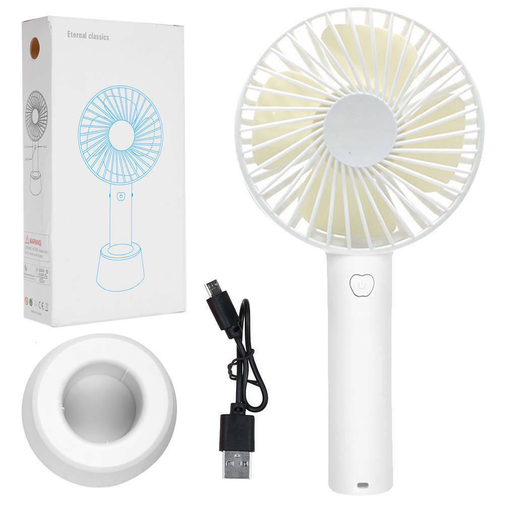 Hj-5028-1 Rechargeable Fan Portable Eternal Classics Mini Stand Fan Hand Fan