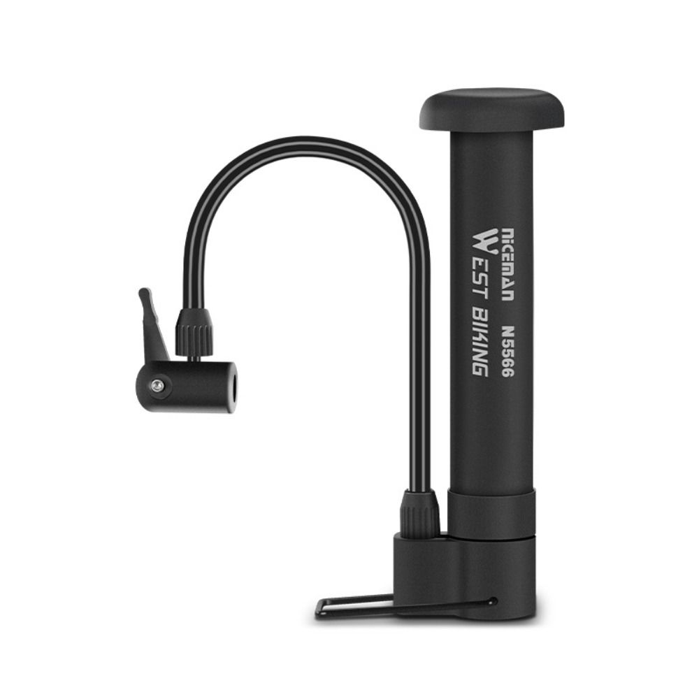 Durable PP Steel Bike Air Pump Lightweight Black Red Blue Yellow Bike Tire Inflator Portable Schrader Valve