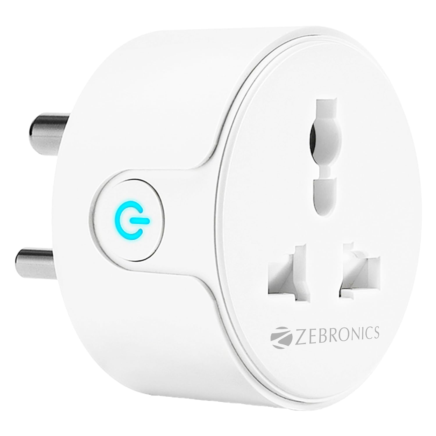 Zebronics 10A Smart Wi-Fi Plug Compatible with Google Assistant & Alexa