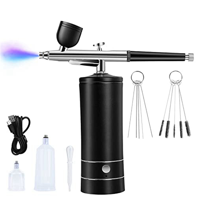 JAERBEE 2X Airbrush Kit Rechargeable Cordless Airbrush Compressor,30PSI High Pressure,Portable Handheld Airbrush ,Airbrush
