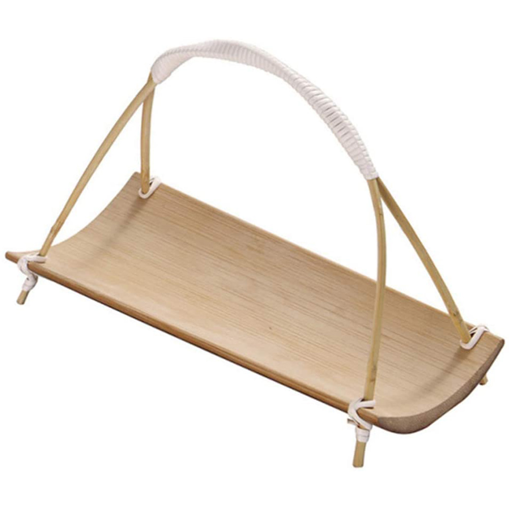 Bamboo Plate Coffee Tea Plate Fruit Assortment (Bamboo Natural Color)
