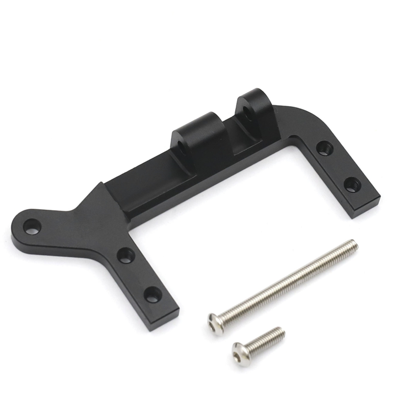 (GGBR) RC Car Upgrade Aluminium Axle Servo Mount Stand for 1/10 RC Crawler Car TRX4 -4 Upgrade Parts Black