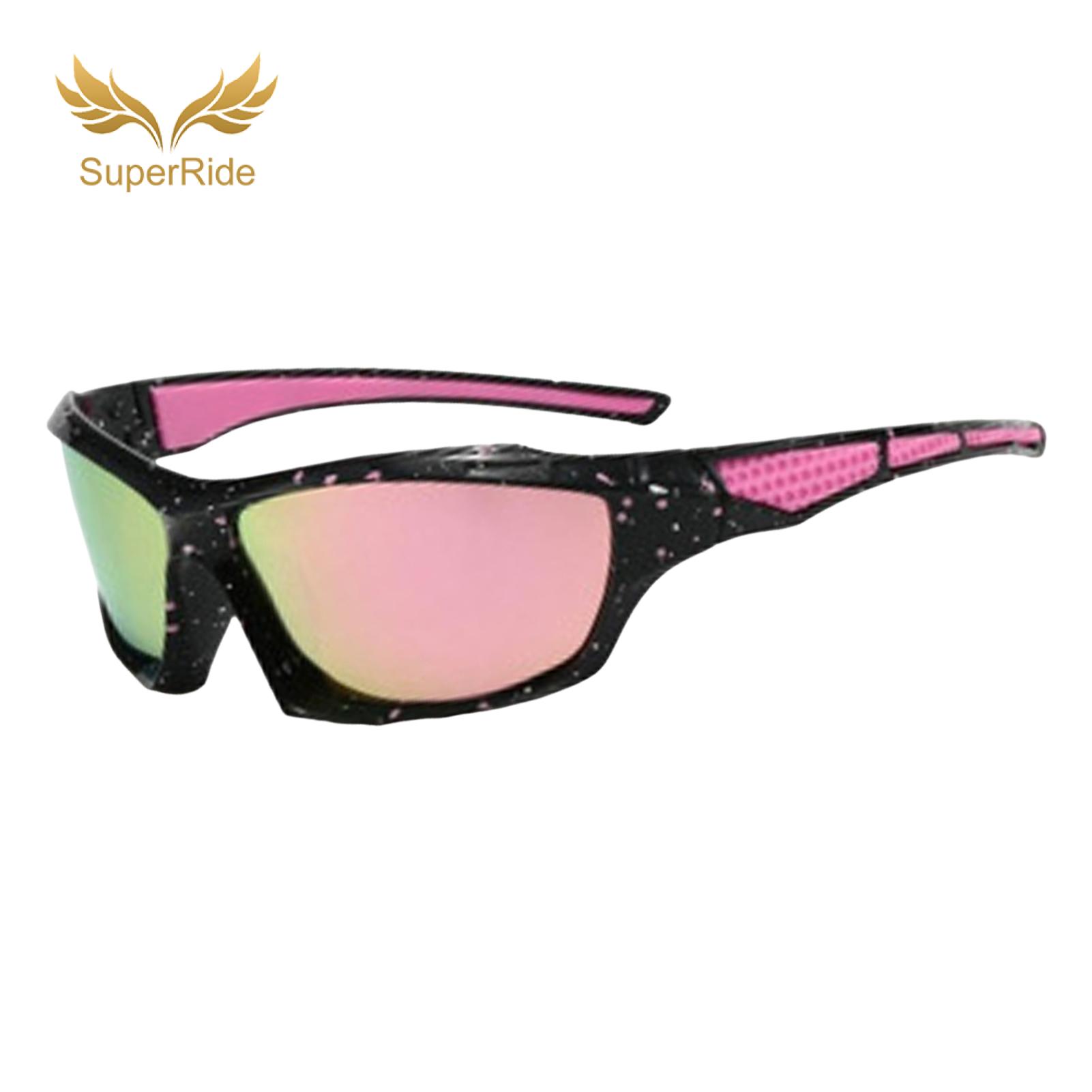 SuperRide Men Cycling Sunglasses Outdoor Cycling Sunglasses Uv Protection Polarized Windproof Lightweight Sports Eyewear for Men Women for Asia