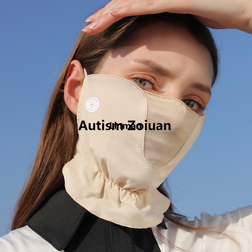 Linman Sunscreen: Women's Mountaineering Mask, Face Shield, Face Towel Mask, StoreHigh Quality GUTTY【Lifestyle】Summer Breathable Outdoor UV Head Driving and Cycling Sports