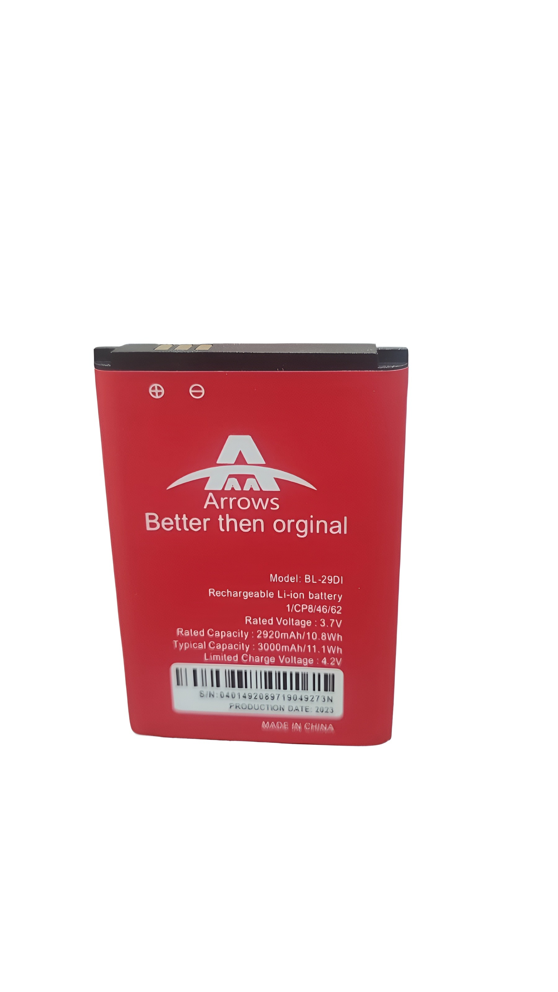 29 Di Battery For Mobile /3000 Mah /Six Months Company Warrenty