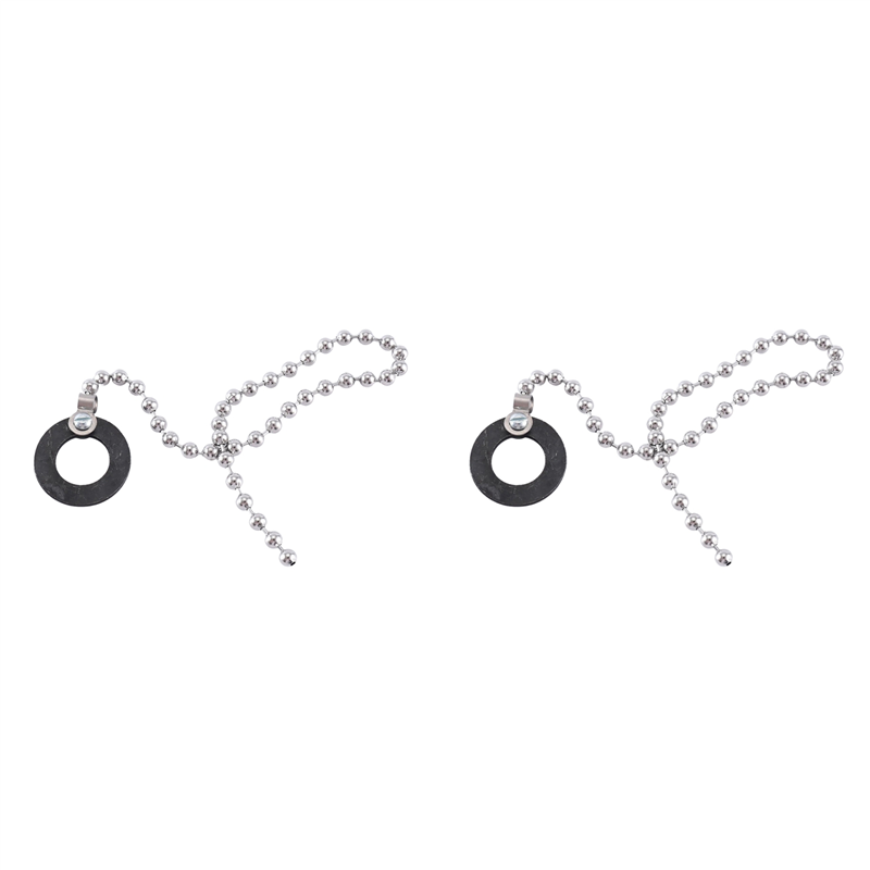 2X Cymbal Sustain Chain Drum Jazz Set Stainless Steel Extension Chain for Drum Kits Set
