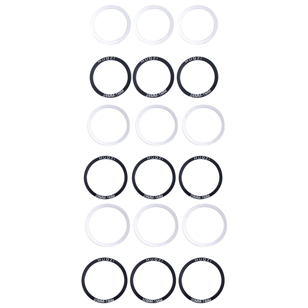 Road Bike BB86/91/92/PF30/BB30 Crank Bike Axis Parts Tool Stainless Steel Bicycle Axle Washer Bicycle Crankset Gasket Crankset Washer Bottom Bracket Steel Spacer Crankset Bottom Spacer Bike Bottom Bracket Washer