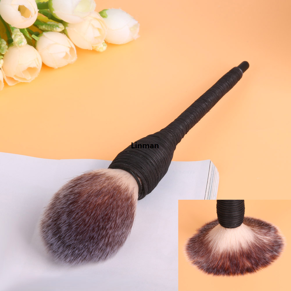 Linman 【New Arrivals】1pcs Makeup Brush Powder Foundation Eye Shadow Plush FaceProfesional Make up Long Handle kabuki Brushes Soft Nature Goat Hair Cosmetic Tool