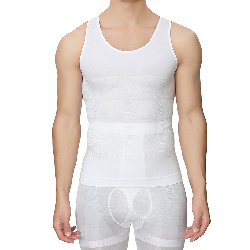 NEW New Sweat Absorbent Body Shaping Sports Corset Vest Slimming Vest Men's Underwear Waist Cincher Corset Belly Body Shapewear
