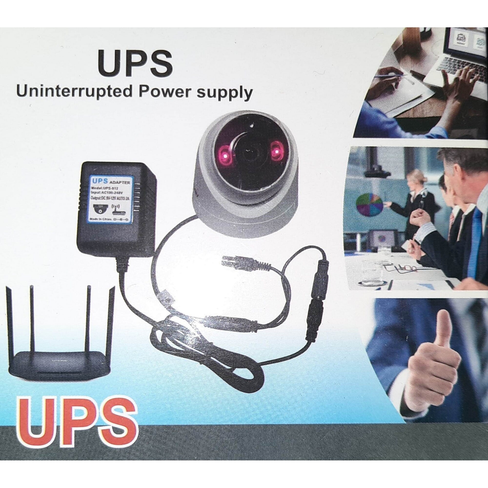 2 Hrs Backup For Router Universal Charger 12V to 9V auto