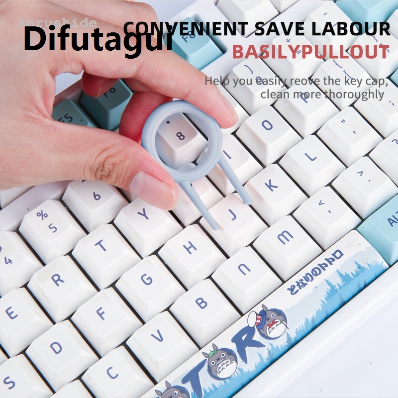Difutagui Original Anrushide 7 in 1 Cleaning Kit Computer Keyboard Cleaner Brush Headphones Cleaning New style Pen For Airpods Cleaning Tools Keycap Puller Clean Set