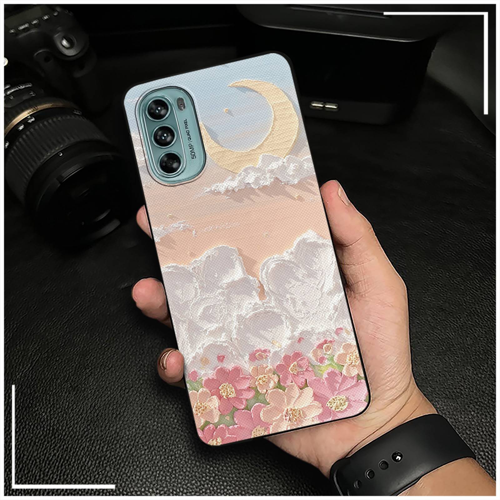 TPU Anti-dust Phone Case For OPPO F19 Pro Plus 5G/F19PRO+ Protective flower Soft case Graffiti Waterproof Back Cover