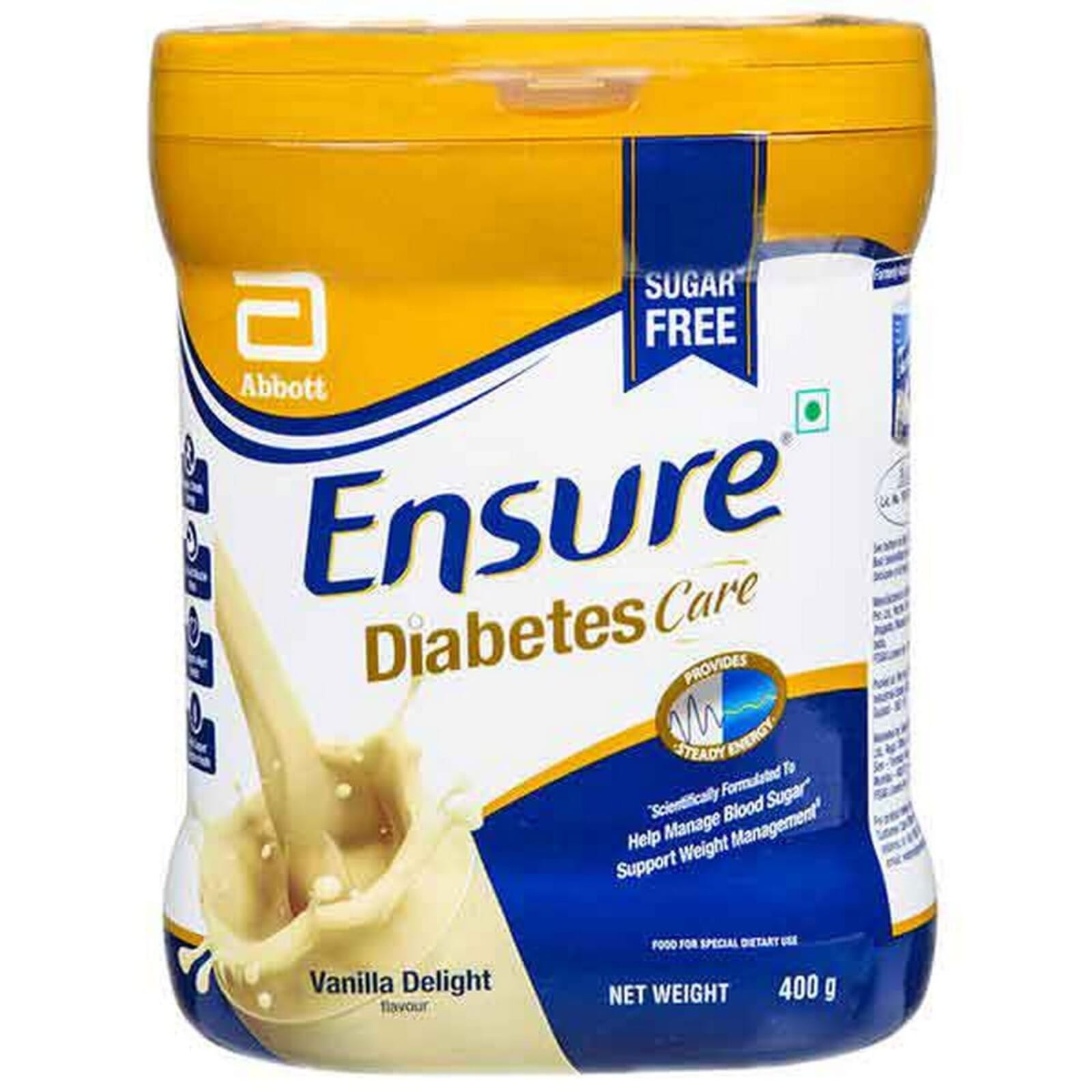 Ensure Diabetes Care Adult Nutrition Protein Powder 375G (Vanilla)