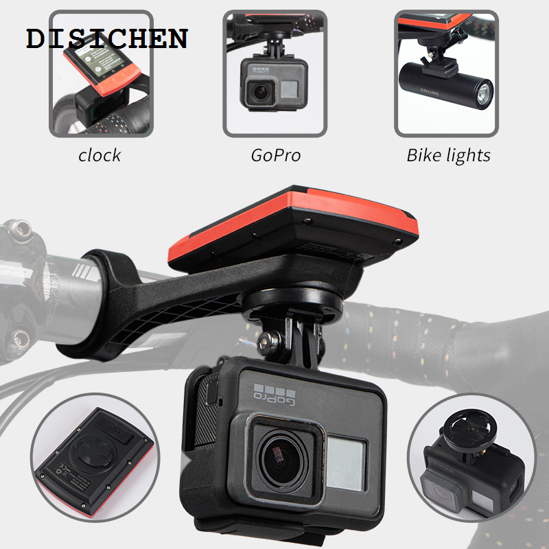 DISICHEN 【2025 Version】 SUKOU Bicycle Meter base Road MTB Bike handlebar For Garmin Edge520 or XOSS iGPSPORT bryton Bracket for Mileage Calculator