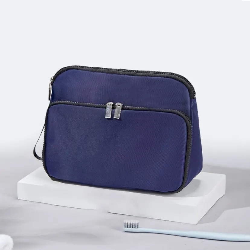 Handbag Double-layer Toiletry Bag for Men Dry Wet Separation Large Capacity Travel Toiletry Organizer Washbag Portable Sundries Storage Bag Man