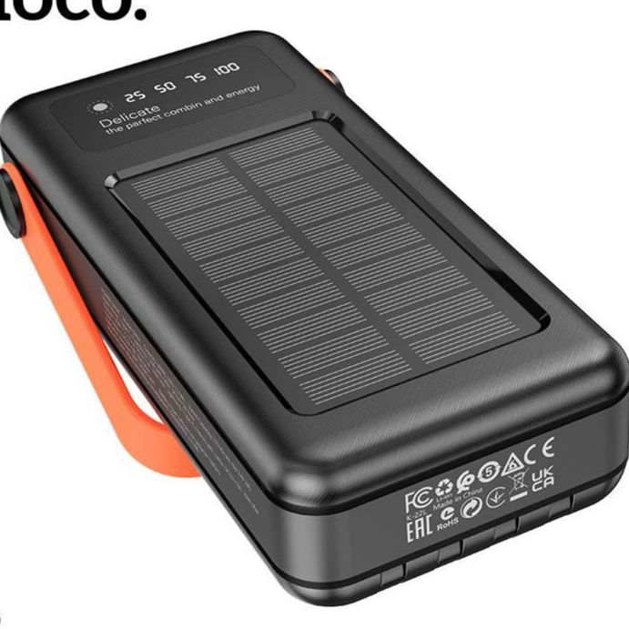 HOCO DB33 Solar Charging Portable Power Bank 30000MAH