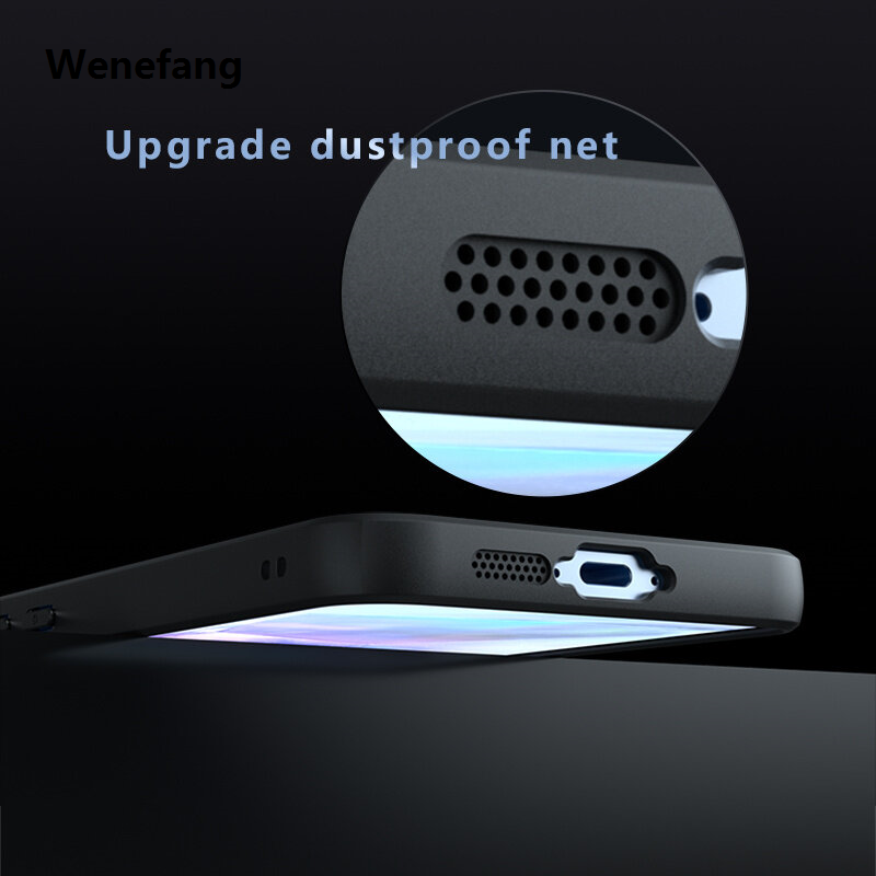 Wenefang Matte Skin Feel Silicone Phone Case For Samsung A55 A54 A34 A35 A24 A25 A15 A14 5G Anti Fingerprint Luxury For Samsung F15 5G Full Coverage Lens Protection Translucent Shockproof Back Cover Casing