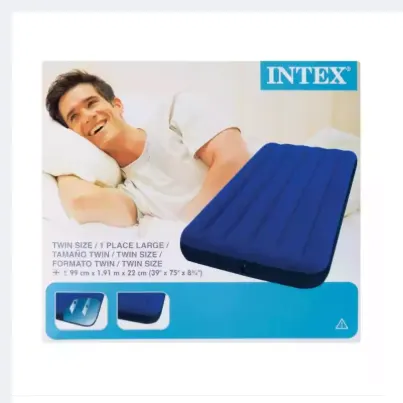 Premium Intex Inflatable Air Bed Single Mattress