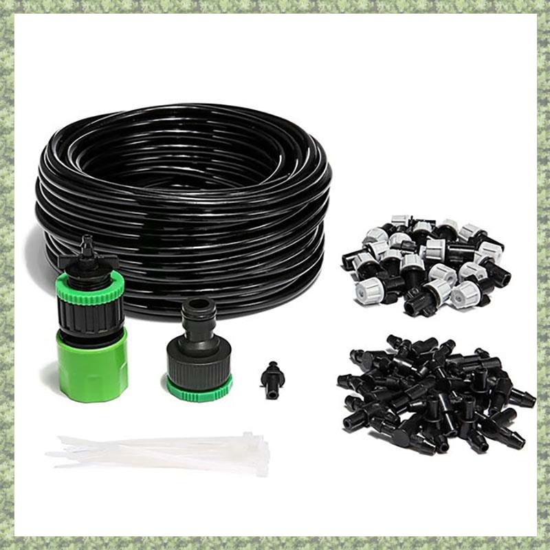 Sptrry20M 20 Nozzle Atomization Automatic Watering Device Cooling Suitable for Agricultural Lawn Garden Patio Greenhouse