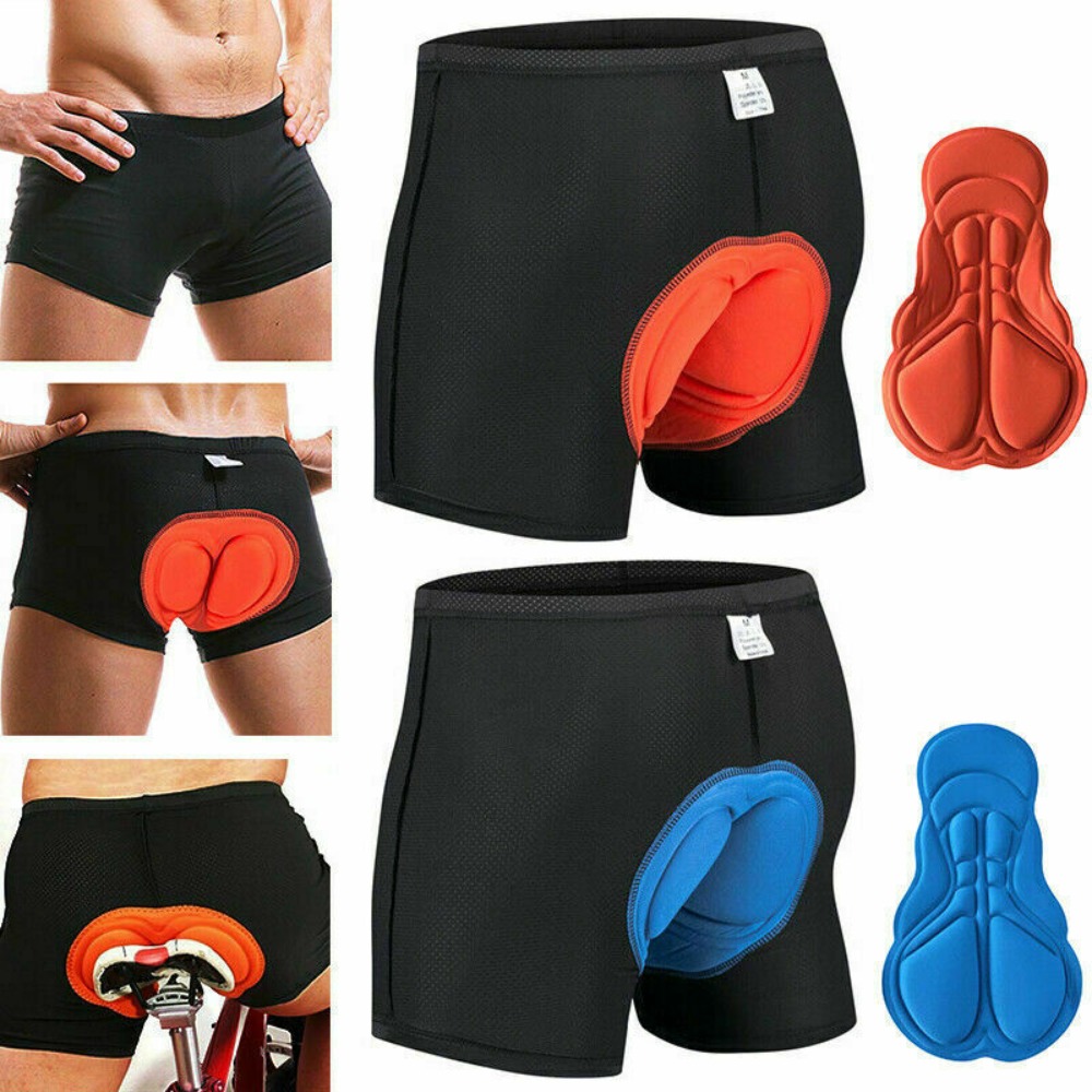 Men Women With Sponge 3D Padded Sport Training Clothes Bicycle Pants Cycling Shorts Bike Underwear