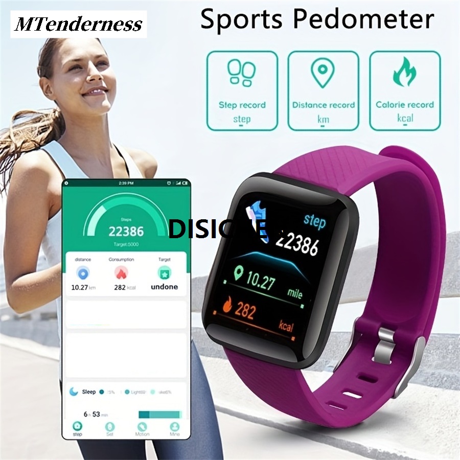 DISICHEN MTenderness Alarm Clock Reminder Message APP SMS Smart Ladies Men's Sports Fashion 2025 Smart Watch Fitness Watch Social Music Playback Bracelet D13 Special