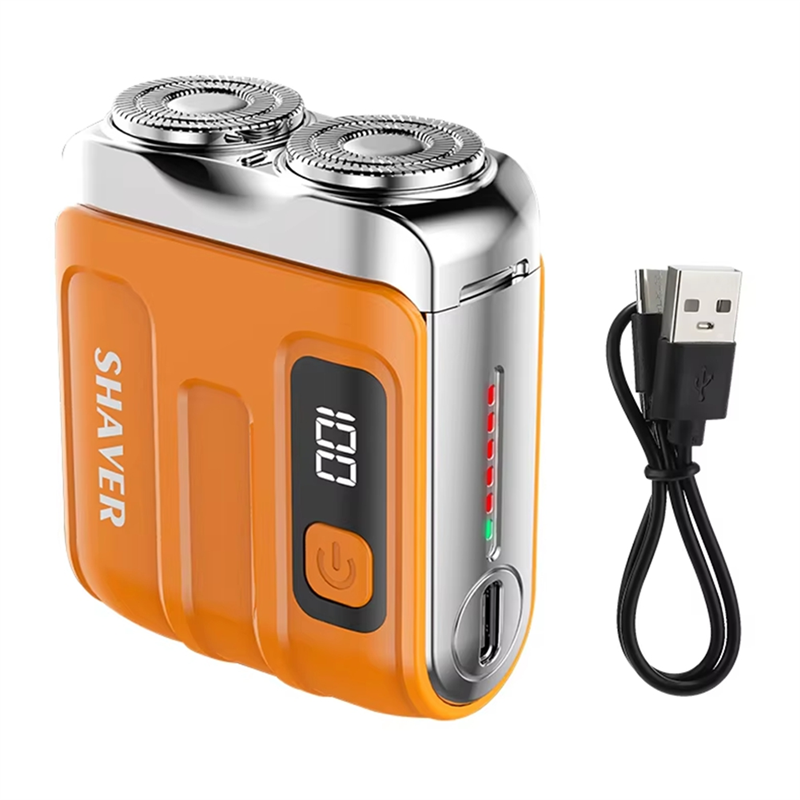 NAMUNY Electric Smart Shaver Home Portable Shaver Digital Display Mini Rechargeable Shaver Powerful Shaver Men'S Gift