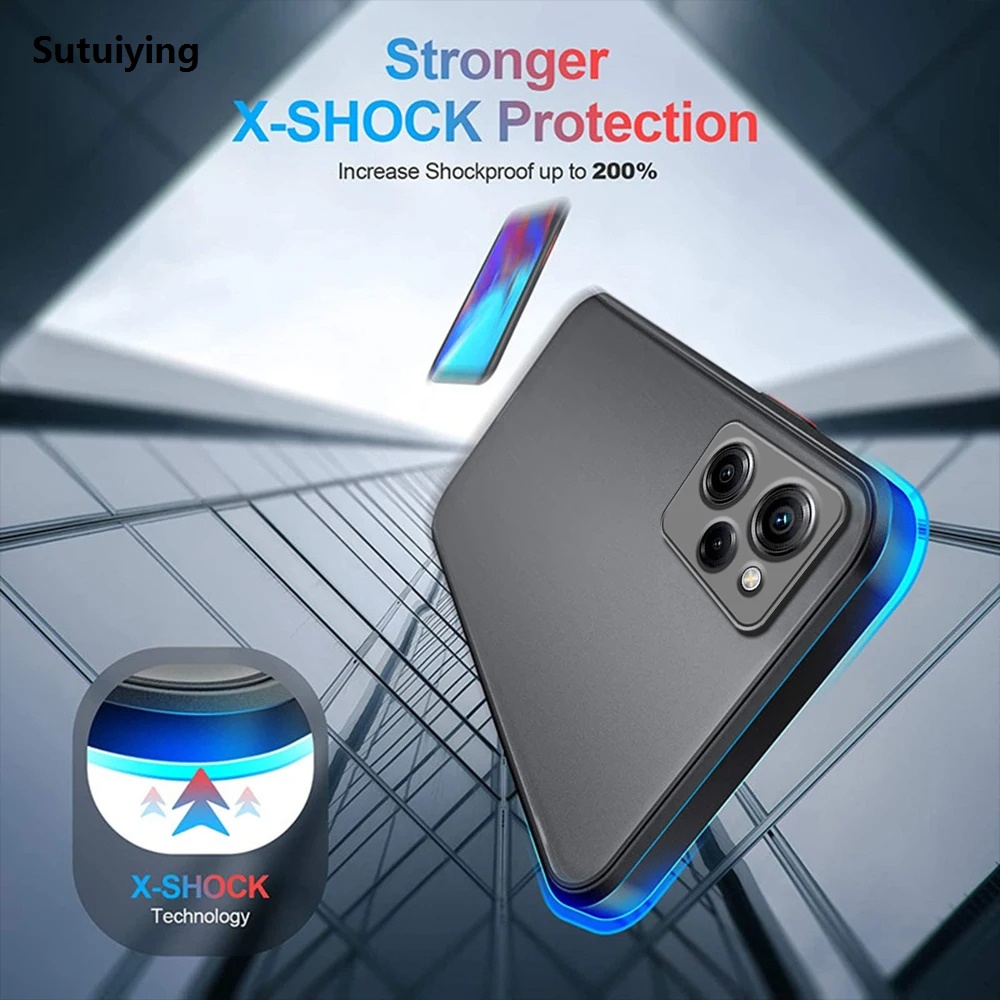 Sutuiying Matte Armor Case for Xiaomi Redmi Note 12 Turbo 13 11 10 Pro Plus Luxury Shockproof Bumper Phone Cover on Redmi 12 12C 10 10C 5G Cover